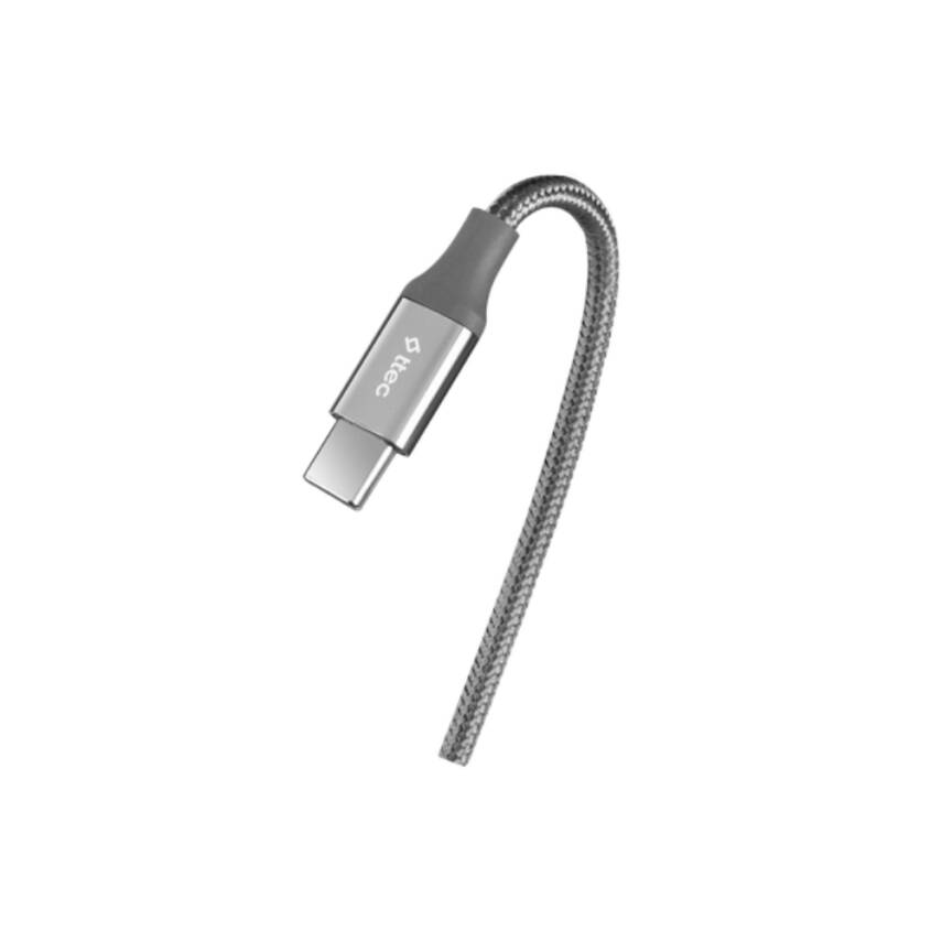 Ttec AlumiCable Hızlı Şarj Kablosu, USB-C - USB-C, 300 cm, Uzay Grisi - 3