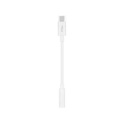 Ttec Aux Adaptörü, USB-C, 11 cm, 3.5 mm Konnektör, Beyaz - TTEC