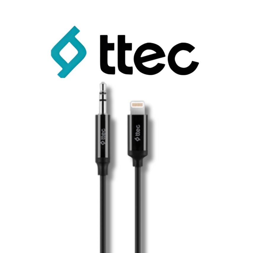 Ttec Aux Ses Kablosu, Lightning, 100 cm, 3.5 mm Konnektör, Siyah - 4