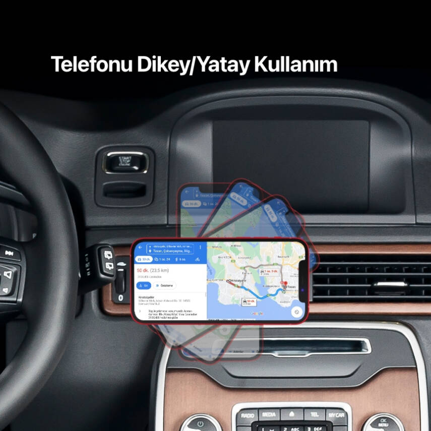 Ttec EasyDrive Go Araç İçi Telefon Tutucu, Siyah - 7