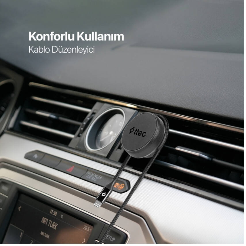 Ttec EasyDrive Go Araç İçi Telefon Tutucu, Siyah - 8