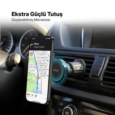 Ttec EasyDrive Pro Araç İçi Telefon Tutucu, Dönebilen Başlık, Siyah - 6