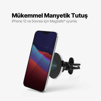 Ttec EasyDrive Pro M Araç İçi Telefon Tutucu, Magsafe Uyumlu, Siyah - 6