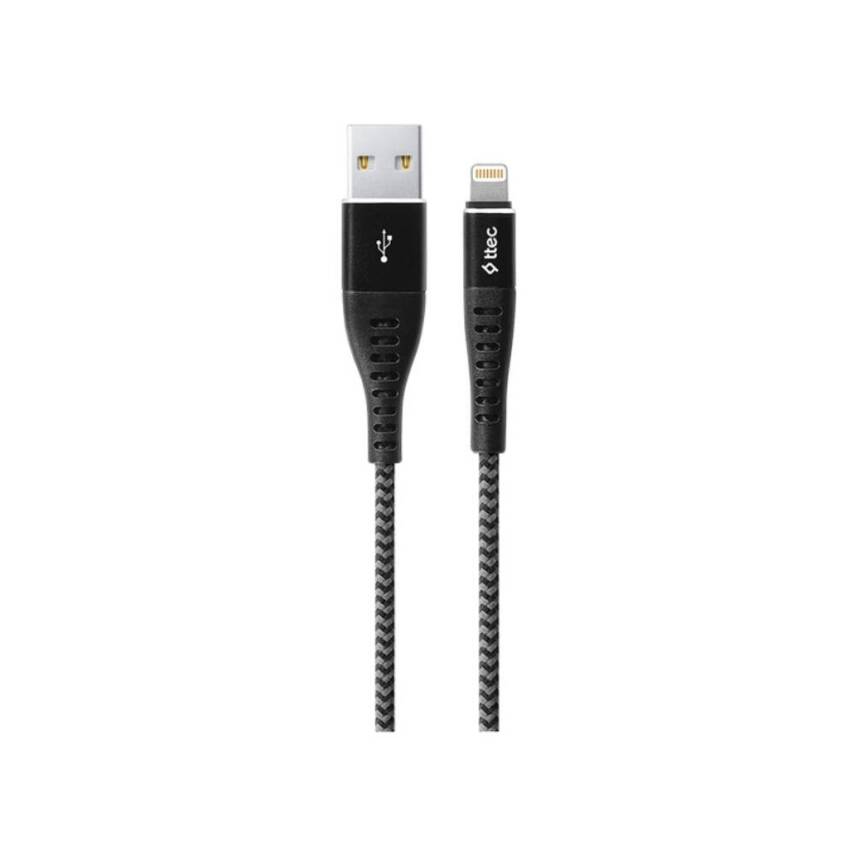 Ttec ExtremeCable Hızlı Şarj Kablosu, USB-C –USB-C, 1.2 m, Siyah - 1