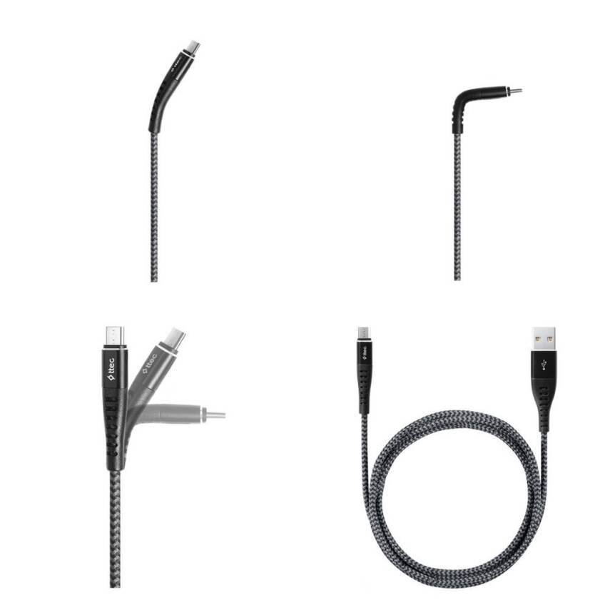 Ttec ExtremeCable Hızlı Şarj Kablosu, USB-C –USB-C, 1.2 m, Siyah - 3