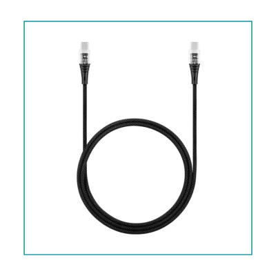 Ttec ExtremeCable Transparan Şarj Kablosu, USB-C –USB-C, 1.2 m, Siyah - 4