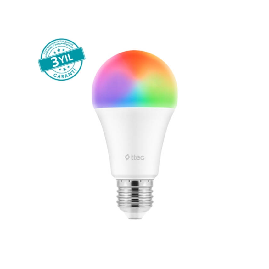 Ttec Lumi Akıllı Led Ampul, Wi-Fi, Çok Renkli, Sese Duyarlı - 2