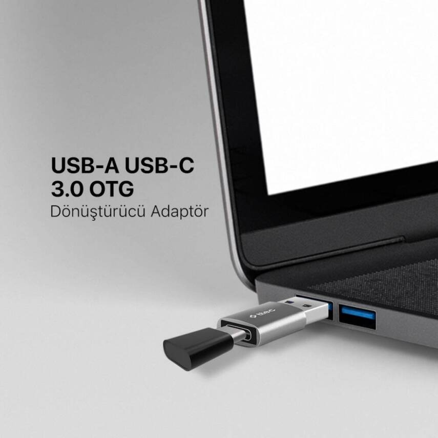 Ttec OTG Dönüştürücü Adaptör, USB-A 3.0 - Type-C, Uzay Grisi - 5