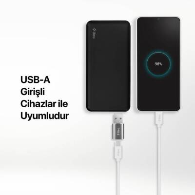 Ttec OTG Dönüştürücü Adaptör, USB-A 3.0 - Type-C, Uzay Grisi - 7