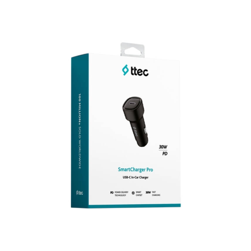 Ttec PD Araç Şarj Aleti, 300W, PD, USB-C, Akım Korumalı, Siyah - 4