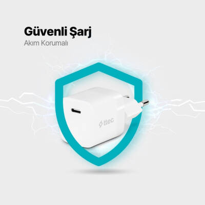 Ttec SmartCharger GAN Hızlı Şarj Aleti, USB-C, 30W PD - 9
