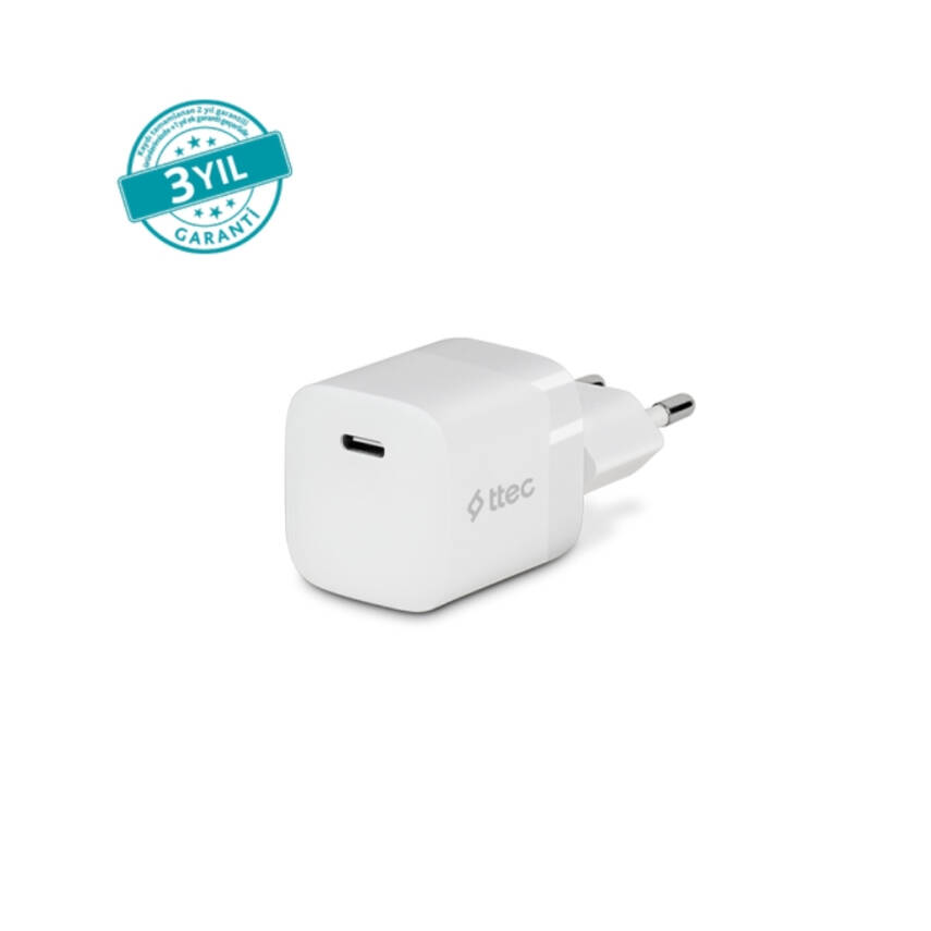 Ttec SmartCharger GAN Hızlı Şarj Aleti, USB-C, 30W PD - 2