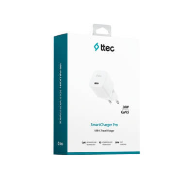 Ttec SmartCharger GAN Hızlı Şarj Aleti, USB-C, 30W PD - 6