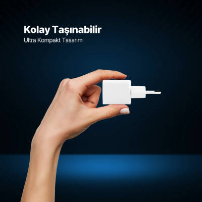 Ttec SmartCharger Seyahat Hızlı Şart Aleti + USB-C-USB-C Kablo, Beyaz - 9