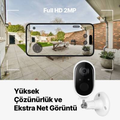 Ttec Wizi Pro W Akıllı Kamera, Full HD, Wi-Fi, Mekan Bataryalı, Beyaz - 8