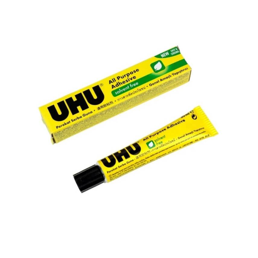 Uhu Genel Amaçlı Sıvı Yapıştırıcı, 33 ml, Şeffaf, Solvent İçermez - 2