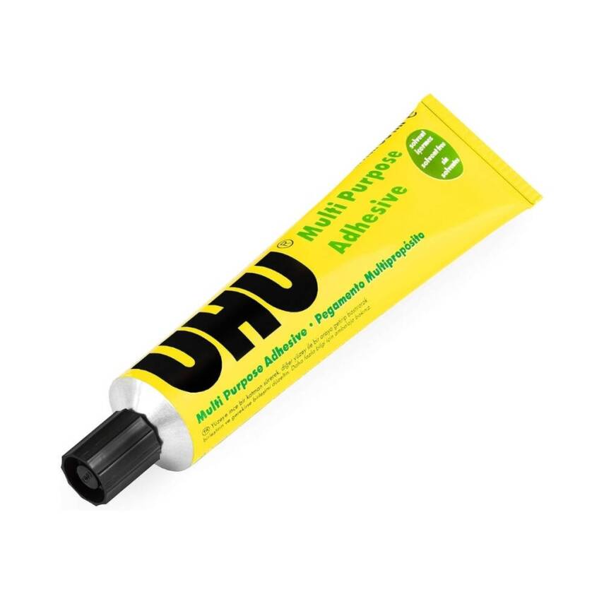 Uhu Genel Amaçlı Sıvı Yapıştırıcı, 60 ml, Şeffaf, Solvent İçermez - 1