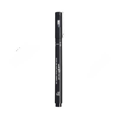 UNİ Pin 200 Teknik Çizim Kalemi, 0.03 mm Uç, Siyah, Dayanıklı Mürekkep - 1