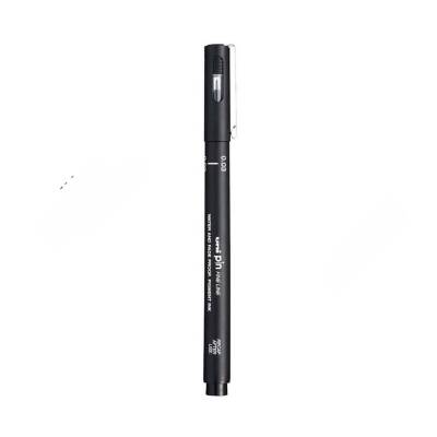 UNİ Pin 200 Teknik Çizim Kalemi, 0.03 mm Uç, Dayanıklı Mürekkep, Siyah - UNİ