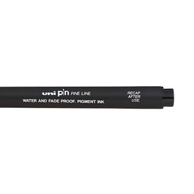 UNİ Pin 200 Teknik Çizim Kalemi, 0.2 mm Uç, Siyah, Dayanıklı Mürekkep - 3