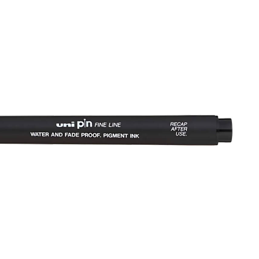 UNİ Pin 200 Teknik Çizim Kalemi, 0.2 mm Uç, Siyah, Dayanıklı Mürekkep - 3