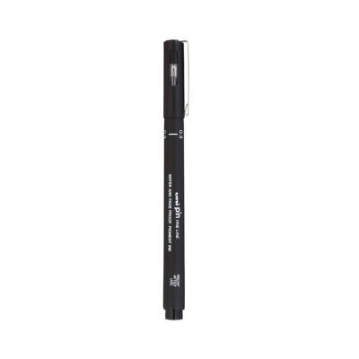 UNİ Pin 200 Teknik Çizim Kalemi, 0.3 mm Uç, Siyah, Dayanıklı Mürekkep - 1