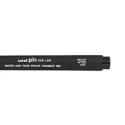 UNİ Pin 200 Teknik Çizim Kalemi, 0.3 mm Uç, Siyah, Dayanıklı Mürekkep - 3
