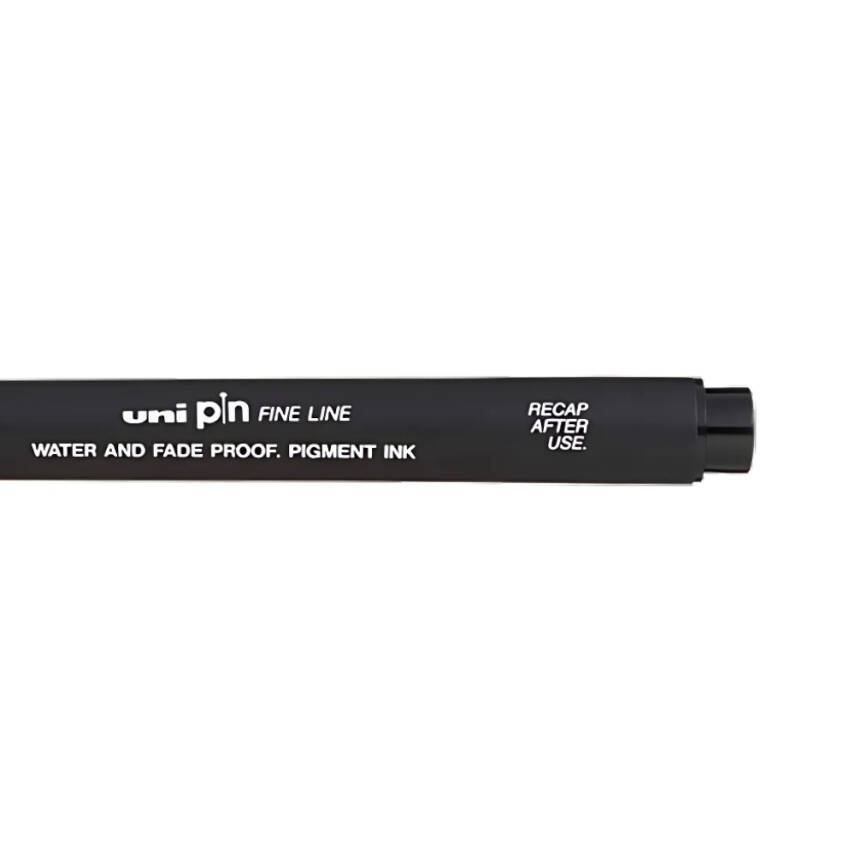 UNİ Pin 200 Teknik Çizim Kalemi, 0.3 mm Uç, Siyah, Dayanıklı Mürekkep - 3