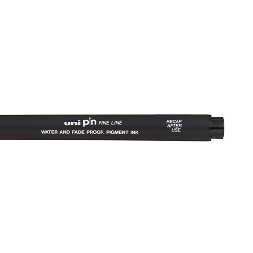 UNİ Pin 200 Teknik Çizim Kalemi, 0.5 mm Uç, Siyah, Dayanıklı Mürekkep - 3