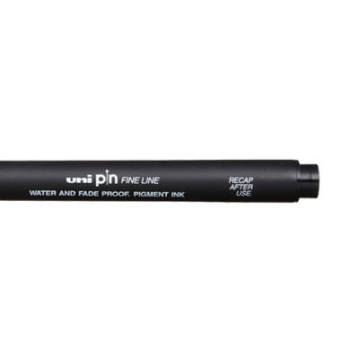 UNİ Pin 200 Teknik Çizim Kalemi, 0.6 mm Uç, Siyah, Dayanıklı Mürekkep - 3