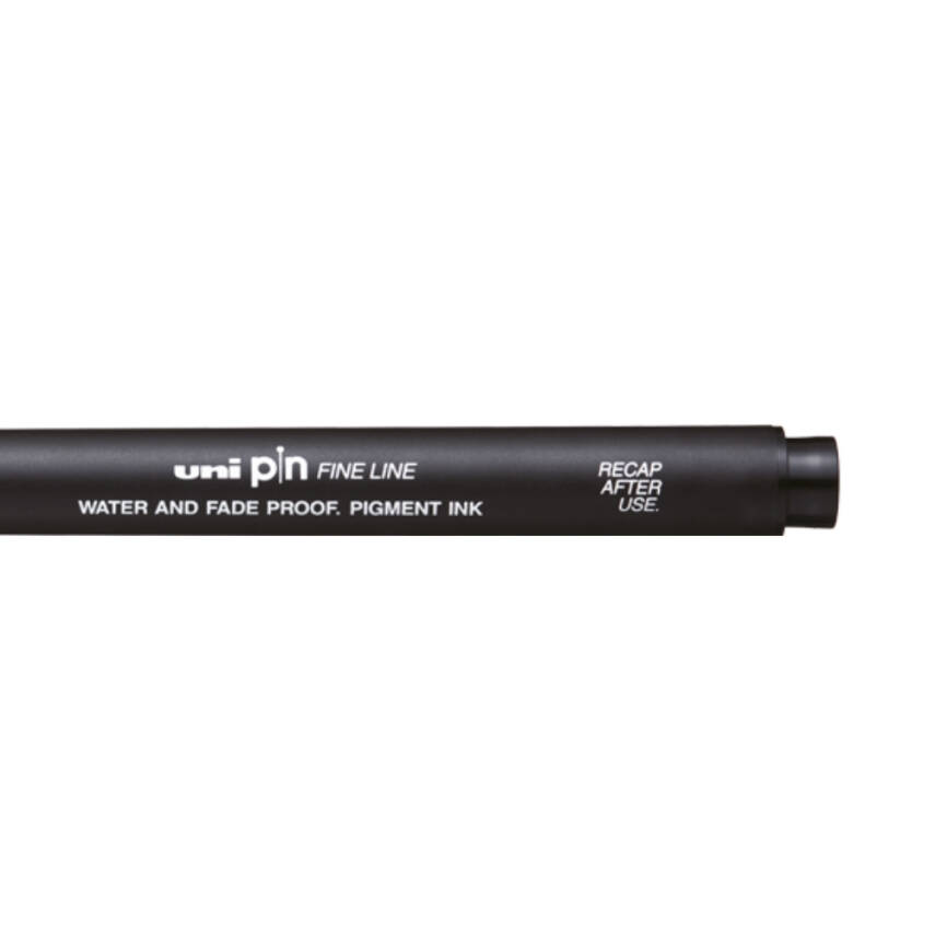 UNİ Pin 200 Teknik Çizim Kalemi, 0.9 mm Uç, Siyah, Dayanıklı Mürekkep - 3