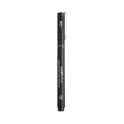 UNİ Pin 200 Teknik Çizim Kalemi, 1.0 mm Uç, Siyah, Dayanıklı Mürekkep - 1