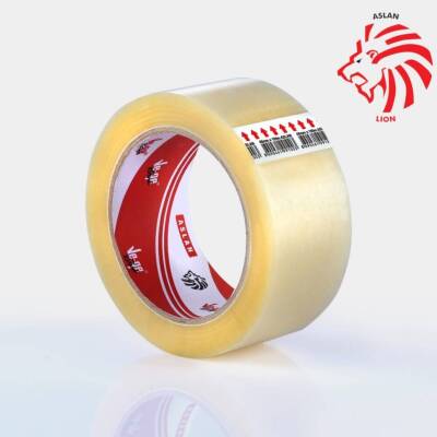 Ve-Ge Aslan Koli Bandı, 6 Adet, 45mm x 100m, Şeffaf, Hotmelt Yapışkan - 3