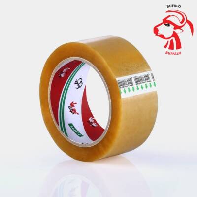 Ve-Ge Bufalo Koli Bandı, 45 mm x 100 m, Şeffaf,Su Bazlı Akrilik Tutkal - 2