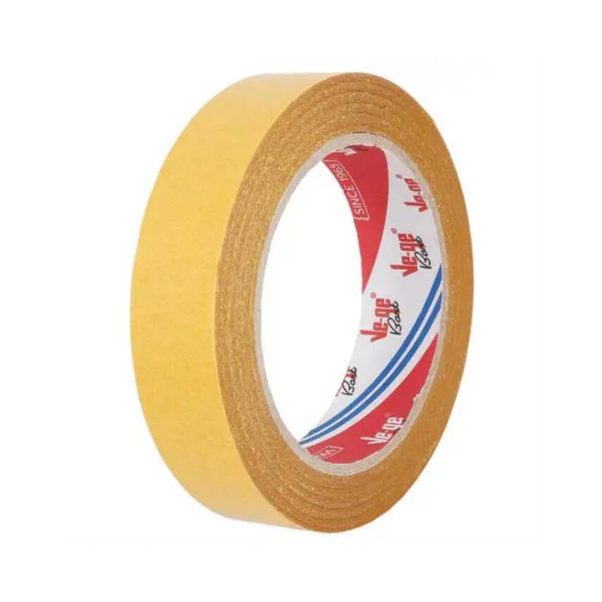 Ve-Ge Çift Taraflı Bant, 6 Adet, 24 mm x 25 m, Şeffaf, İz Bırakmaz - 3