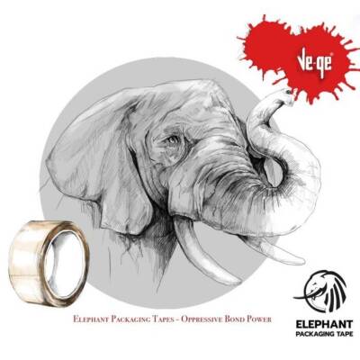 Ve-Ge Fil Koli Bandı, 48 Adet, 45 mm x 100 m, Şeffaf, Hotmelt Yapışkan - 6