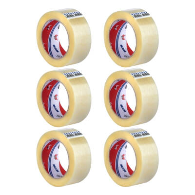 Ve-Ge Fil Koli Bandı, 6 Adet, 45 mm x 100 m, Şeffaf, Hotmelt Yapışkan - 2