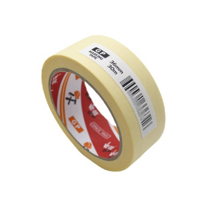 Ve-Ge GP Maskeleme Bandı, 36 mm x 30 m, Bej, Krepe Kağıt Tabanlı - 2