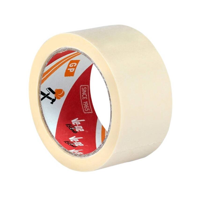 Ve-Ge GP Maskeleme Bandı, 48 mm x 30 m, Bej, Krepe Kağıt Tabanlı - 1