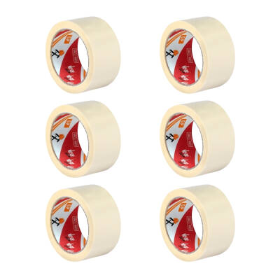 Ve-Ge GP Maskeleme Bandı, 6 Adet, 48 mm x 30 m, Bej, Krepe Kâğıt Taban - 2