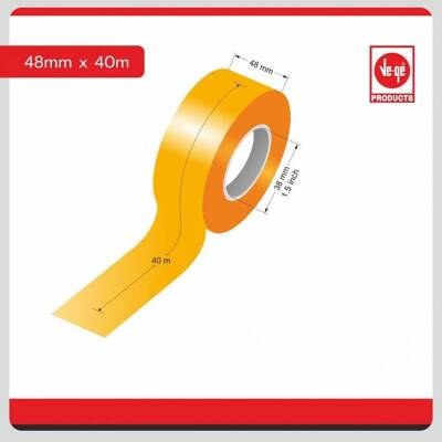 Ve-Ge Handy Pack Kesicili Koli Bandı, 48mmx 40m, Şeffaf, Sessiz Açılım - 4