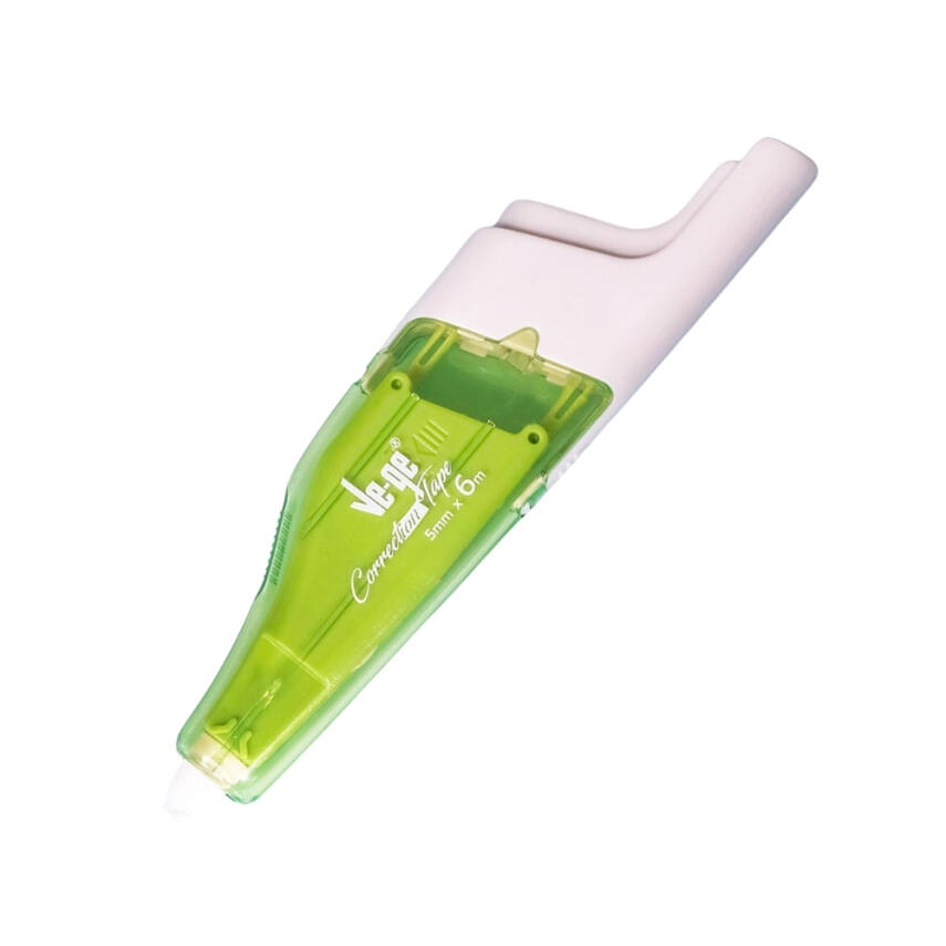 Ve-Ge Şerit Silici Correction Tape, 5 mm x 6 m, Şeffaf Bant, Pratik - 1