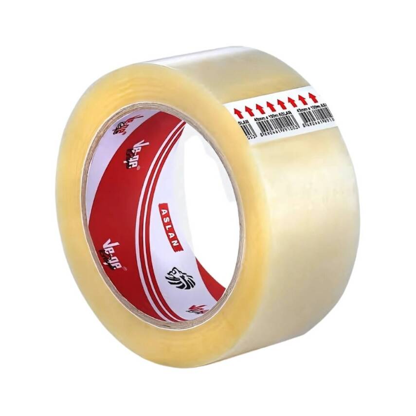 Ve-Ge Koli Bandı, 45 mm x 40 m, Şeffaf, Dayanıklı ve Yüksek Yapışkan - 1