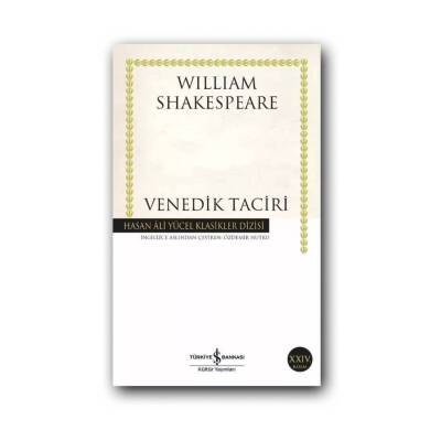 Venedik Taciri, Shakespeare, Edebiyat , Klasik Tiyatro, Karton Kapak - Türkiye İş Bankası Kültür Yayınları