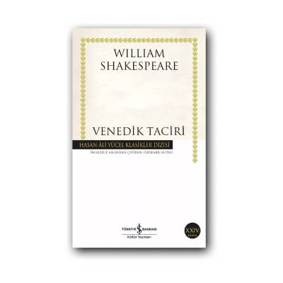 Venedik Taciri, Shakespeare, Edebiyat , Klasik Tiyatro, Karton Kapak - Türkiye İş Bankası Kültür Yayınları