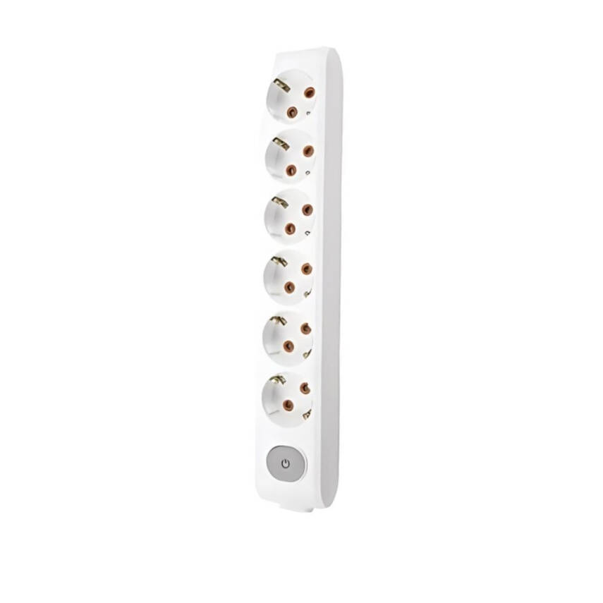 Viko Altılı Çoklu Priz – Anahtarlı Topraklı, Çoçuk Korumalı, Kablosuz,Beyaz - 1