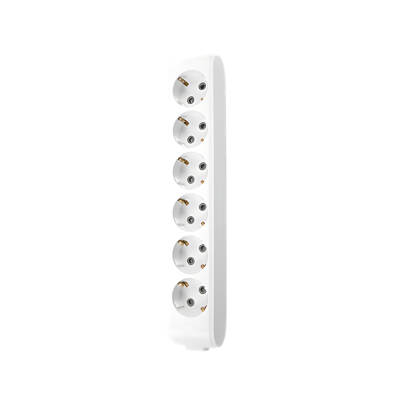 Viko Altılı Çoklu Priz – Topraklı,Çoçuk Korumalı, Kablosuz, Beyaz, 6lı - 1