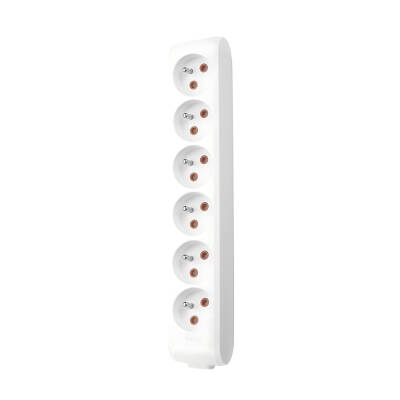 Viko Altılı Çoklu Priz – UPS Topraklı, Çoçuk Korumalı, Kablosuz, Beyaz - 1