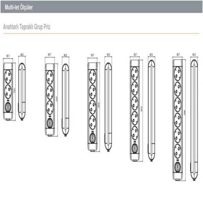 Viko Beşli Çoklu Priz, Anahtarlı, Çocuk Korumalı, Kablosuz, Beyaz - 4