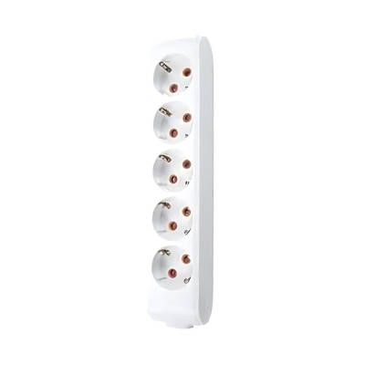 Viko Beşli Çoklu Priz – Topraklı, Çoçuk Korumalı, Kablosuz, Beyaz, 5li - 1